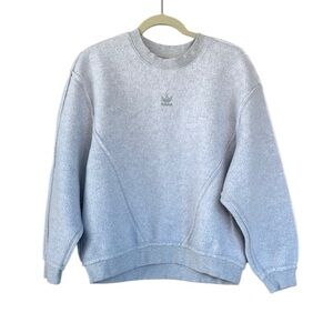 Adidas Originals Inside-Out Oversized Grey Sweatshirt Size XS